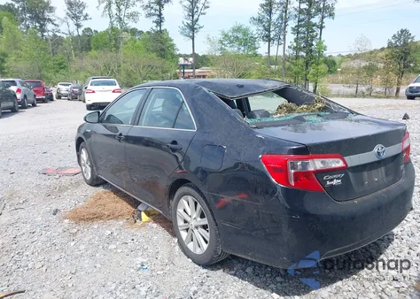 2012 Toyota Camry Hybrid Xle из США, поврежденный, VIN 4T1BD1FKXCU012449